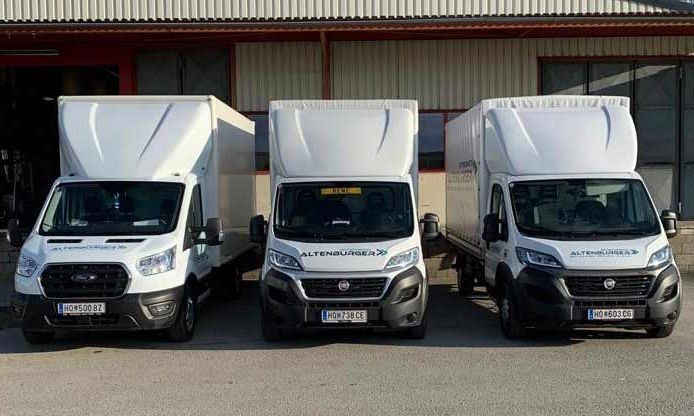 Die Kleintransporter von Taxi Altenburger in Horn